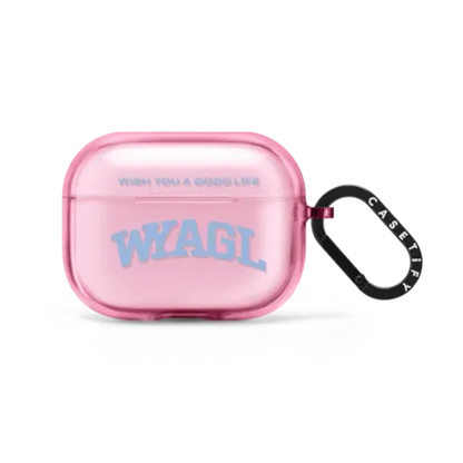 WYAGL Logo Earbuds Case - Blue - AirPods Pro 2 - Earbuds Impact Case
