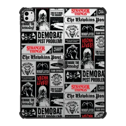Stranger Things Hawkins Post Collage Tablet Case - iPad Pro 13-inch (M4/M5) - iPad Impact Case