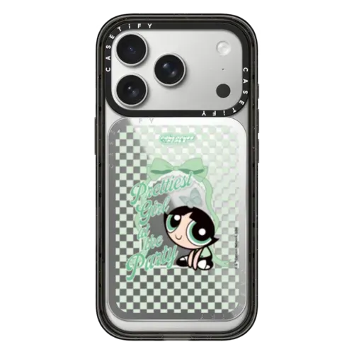 The Powerpuff Girls Buttercup Snappy Cardholder Stand - Snappy Mirror Cardholder Stand MagSafe Compatible