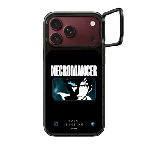 Solo Leveling Necromancer Sung Jin Woo Phone Case - iPhone 18 Pro Max - Impact Ring Stand Case MagSafe Compatible - Glossy