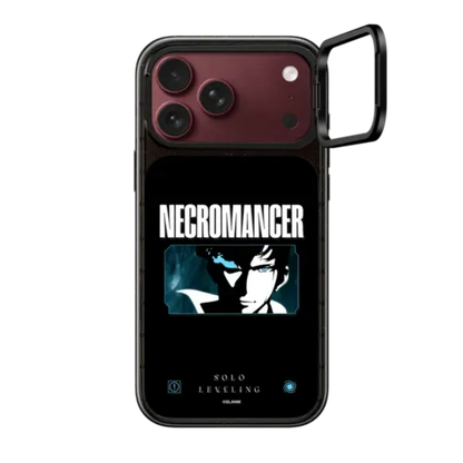 Solo Leveling Necromancer Sung Jin Woo Phone Case - iPhone 18 Pro Max - Impact Ring Stand Case MagSafe Compatible - Glossy