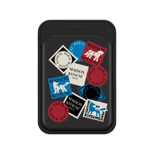 Maison Kitsuné Art Gallery Fox Sticker Snappy Wallet - Snappy MagSafe Wallet - Snappy BioVeg Wallet MagSafe Compatible