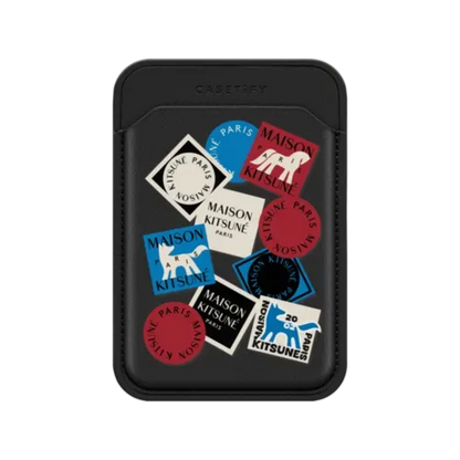 Maison Kitsuné Art Gallery Fox Sticker Snappy Wallet - Snappy MagSafe Wallet - Snappy BioVeg Wallet MagSafe Compatible