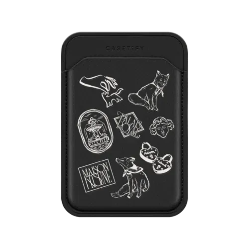 Maison Kitsuné Art Nouveau Stamps Snappy Wallet - Snappy MagSafe Wallet - Snappy BioVeg Wallet MagSafe Compatible