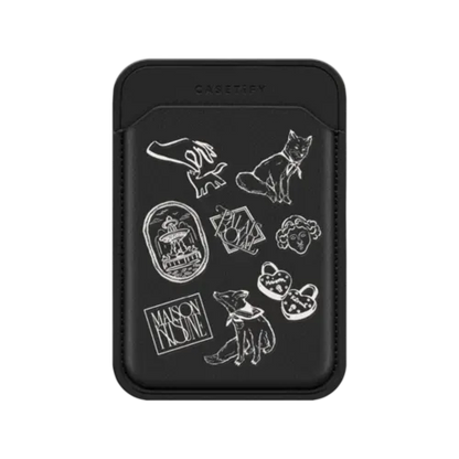 Maison Kitsuné Art Nouveau Stamps Snappy Wallet - Snappy MagSafe Wallet - Snappy BioVeg Wallet MagSafe Compatible