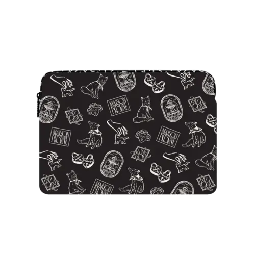 Maison Kitsuné Art Nouveau Stamps Laptop Sleeve - Large (16") - Impact Laptop Sleeve