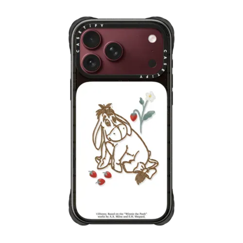 Winnie The Pooh & Friends Embroidered Phone Case - Eeyore - iPhone 18 Pro Max - Ultra Impact Case MagSafe Compatible - Glossy