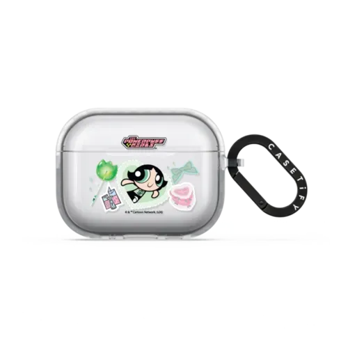 The Powerpuff Girls Buttercup Sticker Earbuds Case - AirPods Pro 3 - Earbuds Impact Case