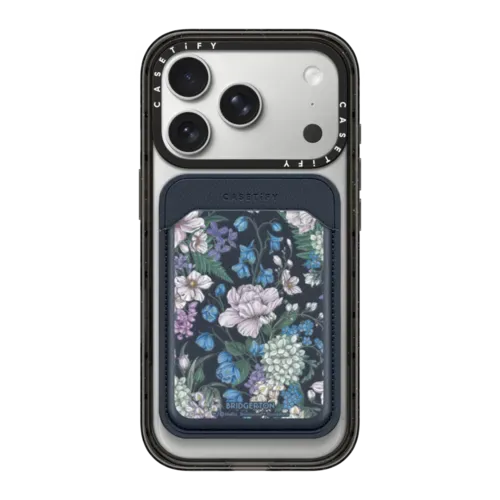 Bridgerton Blooming Flowers Snappy Wallet - Snappy MagSafe Wallet - Snappy BioVeg Wallet MagSafe Compatible