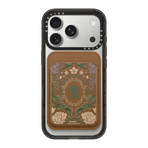 Bridgerton Damask Pattern Snappy Wallet - Snappy MagSafe Wallet - Snappy BioVeg Wallet MagSafe Compatible