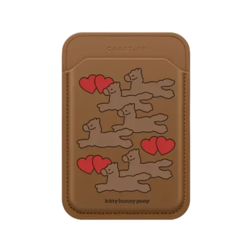 Happy Pony Tweedle Snappy Wallet - Snappy MagSafe Wallet - Snappy BioVeg Wallet MagSafe Compatible