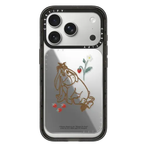 Winnie The Pooh & Friends Embroidered Custom Snappy Cardholder Stand - Eeyore - Snappy Mirror Cardholder Stand MagSafe Compatible