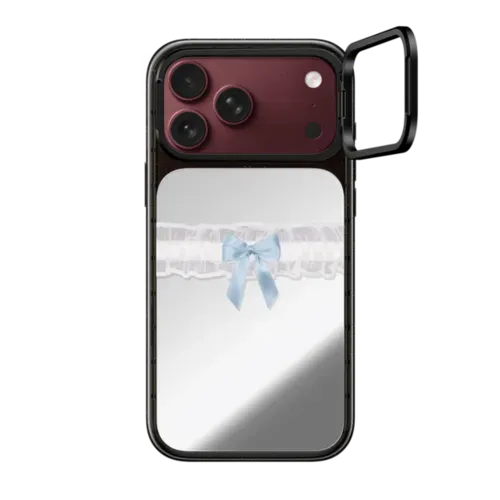 Something Blue - iPhone 18 Pro Max - Impact Ring Stand Case - Mirror