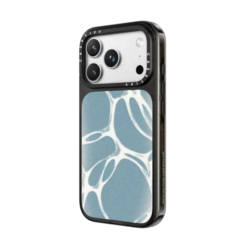 Molecular Bubbles-Blue - iPhone 18 Pro Max - Impact Case MagSafe Compatible - Glossy