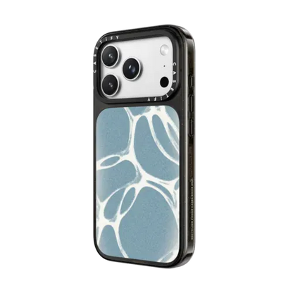 Molecular Bubbles-Blue - iPhone 18 Pro Max - Impact Case MagSafe Compatible - Glossy