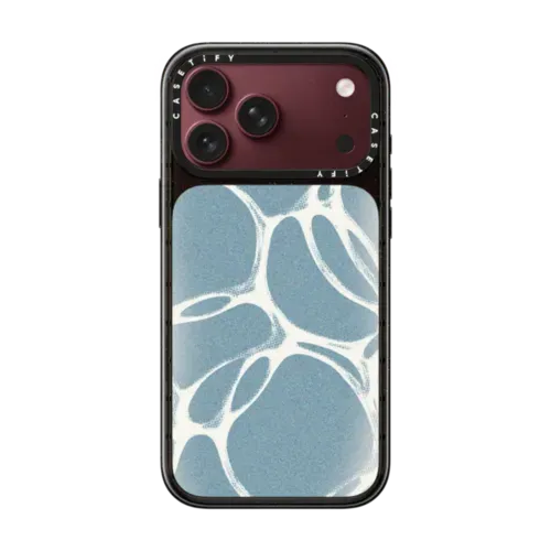 Molecular Bubbles-Blue - iPhone 18 Pro Max - Impact Case MagSafe Compatible - Glossy