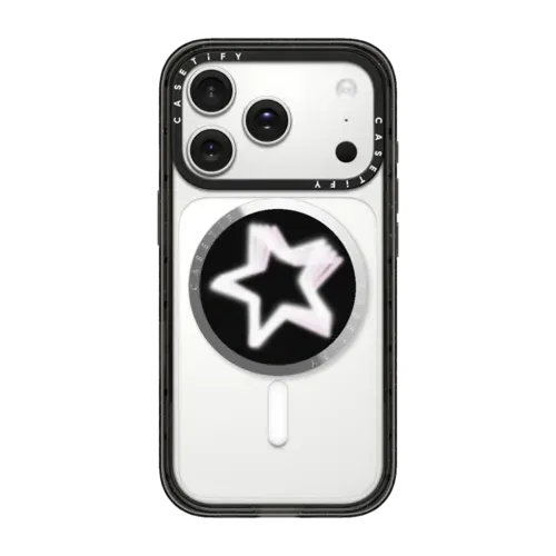 Dreamy Star - Black - Snappy Grip Stand - Snappy Mirror Grip Stand MagSafe Compatible