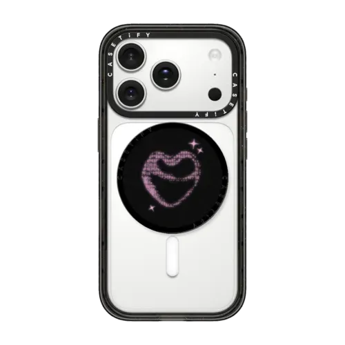 Dreamy Heart - Black - Snappy Grip Stand - Snappy Grip Stand MagSafe Compatible