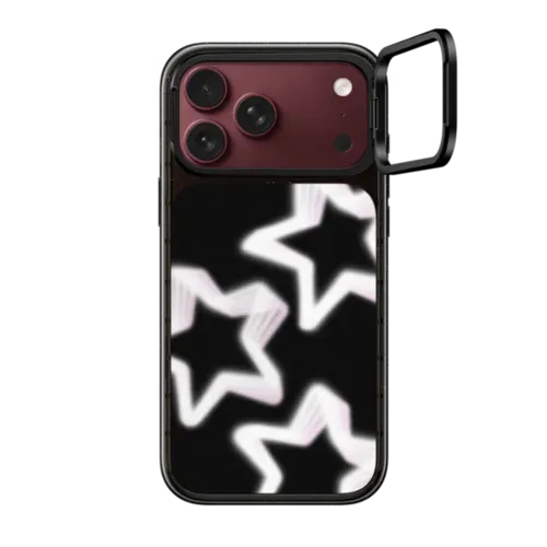 Dreamy Star - Black - iPhone 18 Pro Max - Impact Ring Stand Case MagSafe Compatible - Glossy