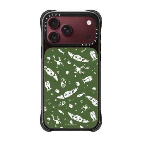 Grogu Pattern Case - iPhone 18 Pro Max - Ultra Impact Case MagSafe Compatible - Glossy