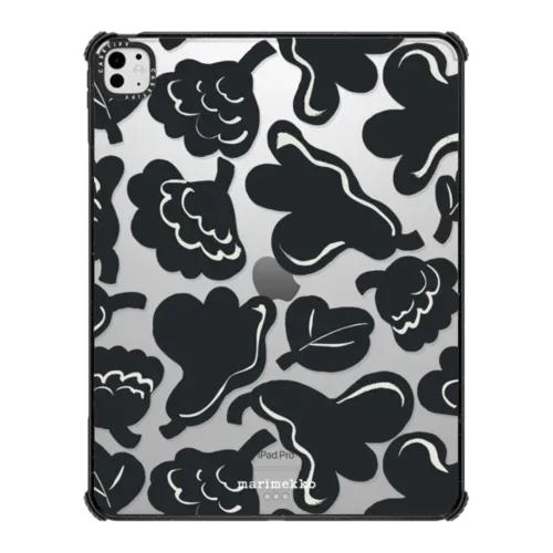 Marimekko Kukasta Kukkaan (Black & White) Tablet Case - iPad Pro 13-inch (M4/M5) - iPad Impact Case