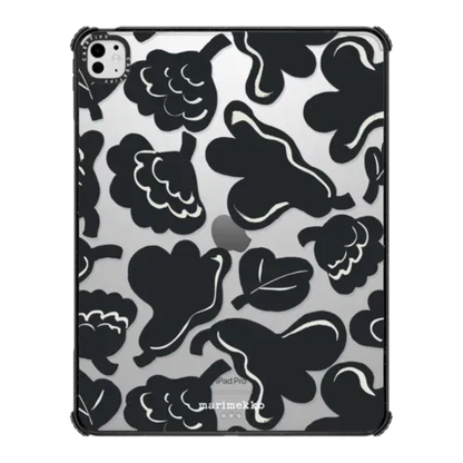 Marimekko Kukasta Kukkaan (Black & White) Tablet Case - iPad Pro 13-inch (M4/M5) - iPad Impact Case