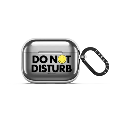 Smiley DO NOT DISTURB Earbuds Case - AirPods Pro 3 - Earbuds Mirror Case