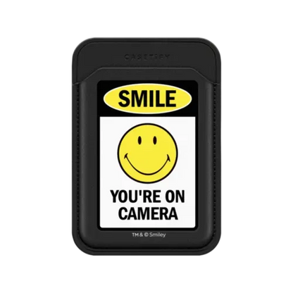 SMILE! Caution You're On Camera Snappy Wallet - Snappy MagSafe Wallet - Snappy BioVeg Wallet MagSafe Compatible