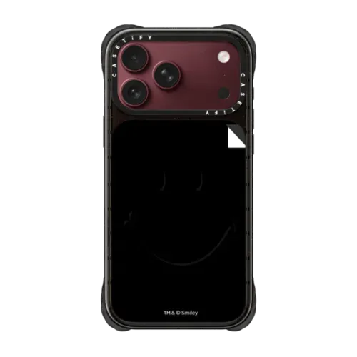 Original Smiley Phone Case - Transparent Edition - iPhone 18 Pro Max - Ultra Impact Case MagSafe Compatible - Glossy