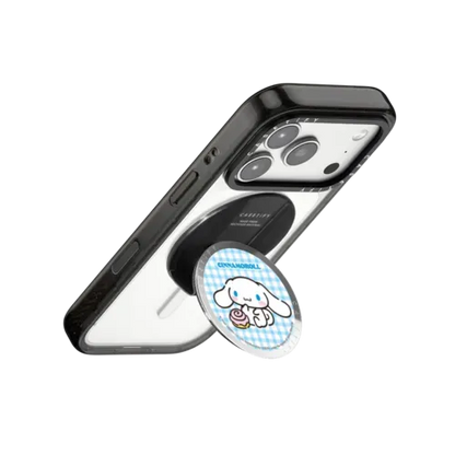 Sanrio Puppy Pals - Cinnamoroll Tea Time Snappy Grip Stand - Snappy Mirror Grip Stand MagSafe Compatible