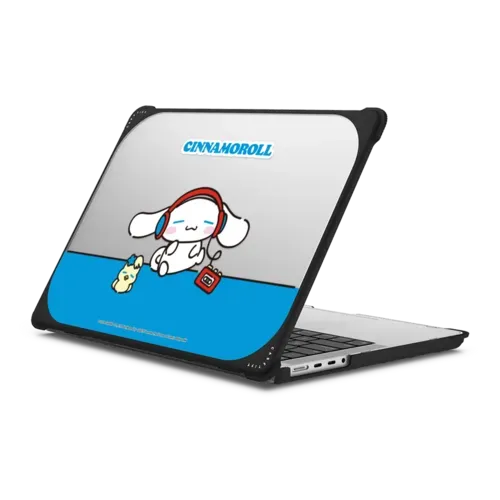 Sanrio Puppy Pals - Cinnamoroll Chilling Laptop Case - MacBook Pro 14-inch (M1 - M5) - MacBook Bounce Case
