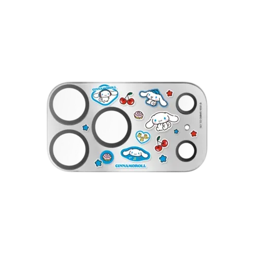 Cinnamoroll Sticker Mania Lens Protector - iPhone 17 Pro Max - iPhone 17 Pro Max (Lens Protector) - Mirror Camera Lens Protector