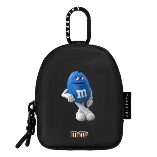 M&M'S Blue Earbuds Pouch