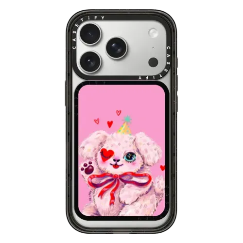 Clown Puppy - Snappy Cardholder Stand - Snappy Cardholder Stand MagSafe Compatible