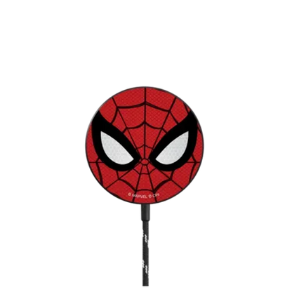 Spider-Man New Mask Magnetic Wireless Charger - PowerThru Magnetic Wireless Charger MagSafe Compatible
