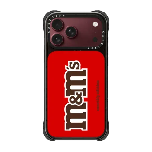 M&M'S Classic Logo Red Case - CASETiFY Edition - iPhone 18 Pro Max - Ultra Impact Case MagSafe Compatible - Glossy