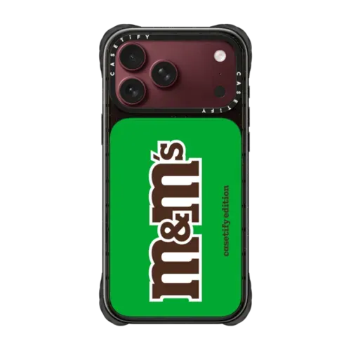 M&M'S Classic Logo Green Case - CASETiFY Edition - iPhone 18 Pro Max - Ultra Impact Case MagSafe Compatible - Glossy