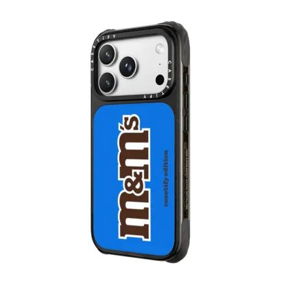 M&M'S Classic Logo Blue Case - CASETiFY Edition - iPhone 18 Pro Max - Ultra Impact Case MagSafe Compatible - Glossy