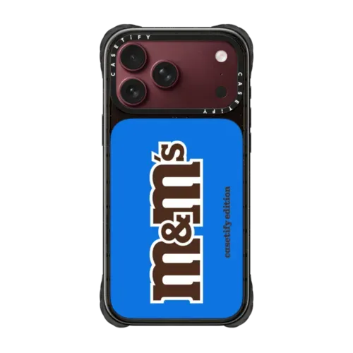 M&M'S Classic Logo Blue Case - CASETiFY Edition - iPhone 18 Pro Max - Ultra Impact Case MagSafe Compatible - Glossy