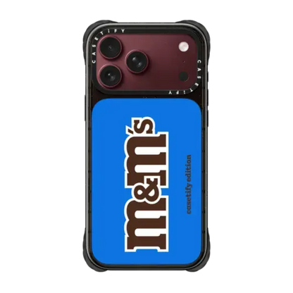 M&M'S Classic Logo Blue Case - CASETiFY Edition - iPhone 18 Pro Max - Ultra Impact Case MagSafe Compatible - Glossy