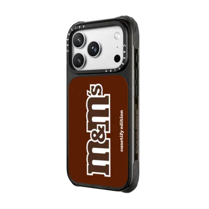 M&M'S Classic Logo Brown Case - CASETiFY Edition - iPhone 18 Pro Max - Ultra Impact Case MagSafe Compatible - Glossy