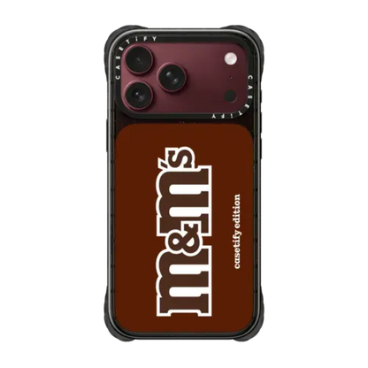 M&M'S Classic Logo Brown Case - CASETiFY Edition - iPhone 18 Pro Max - Ultra Impact Case MagSafe Compatible - Glossy