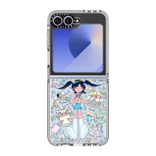 All About Angels - Galaxy Z Flip6 - Impact Clear Case