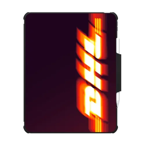 DHL Signal Blur iPad Case - iPad Pro 13-inch (M4/M5) - iPad Impact Folio Case