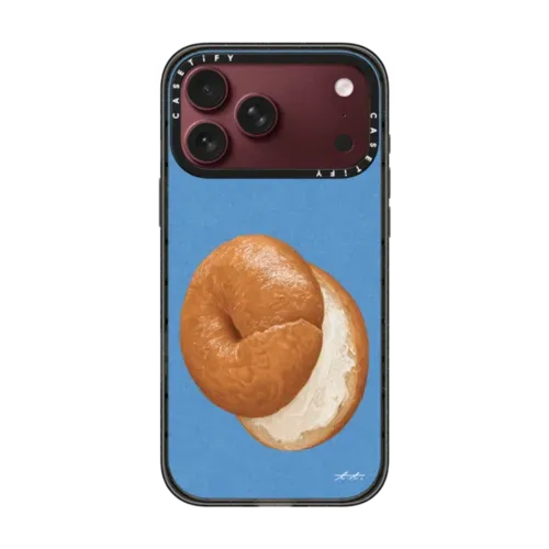 BAGEL WITH CREAM CHEESE - iPhone 18 Pro Max - Impact Case MagSafe Compatible