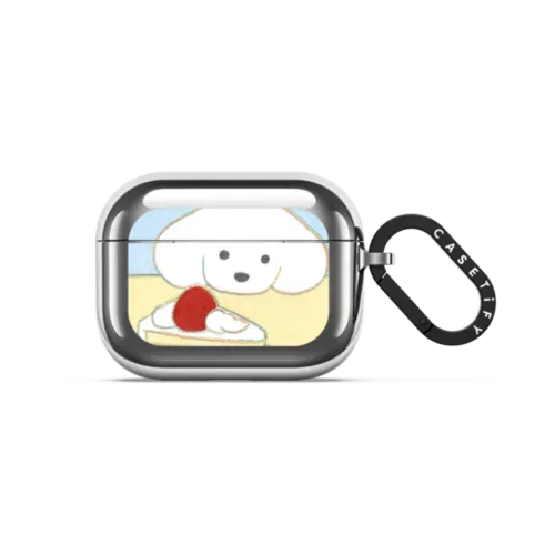 DOG WITH CAKE - AirPods Pro 3 - Earbuds Mirror Case