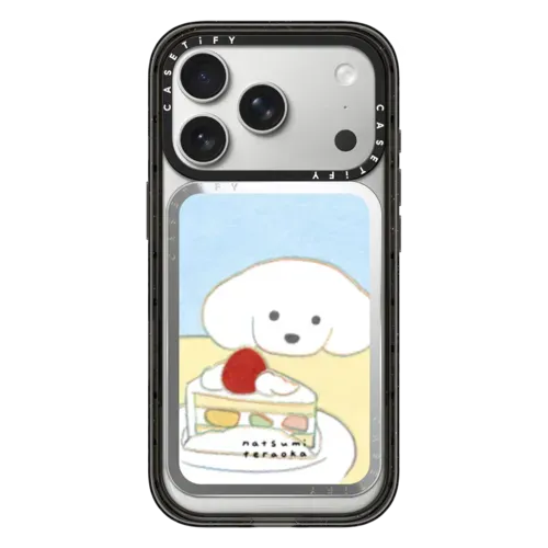 DOG WITH CAKE - Snappy Cardholder Stand - Snappy Mirror Cardholder Stand MagSafe Compatible