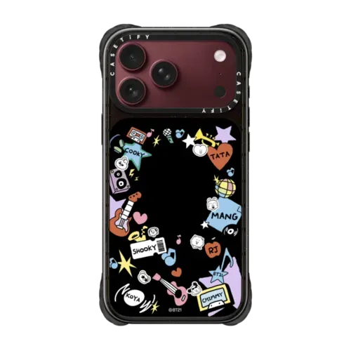 BT21 Frame Case - iPhone 18 Pro Max - Ultra Impact Case MagSafe Compatible - Glossy