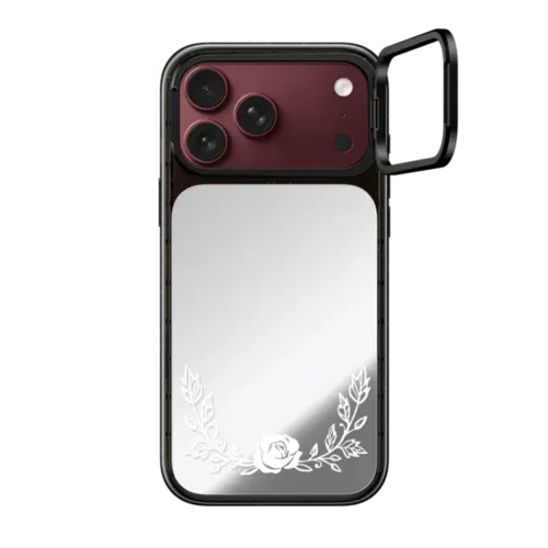 FLORAL - iPhone 18 Pro Max - Impact Ring Stand Case - Mirror